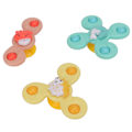 Miniatyrbillede 5 af 8: 3 stk. Sugerørsspinnere Legetøj, Roterende Blomst Sugerørsspinnere Legetøj, Vandafvisende Rustfri Baby Fidget Spinners Badeværelseslegetøj