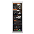 Miniatyrbillede 7 af 8: 7,9-tommer PC Temp Monitor metalhus IPS CPU GPU SSD Data Temperatur Monitor Panel til AIDA64 Hardware Driver Board