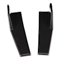 Miniatyrbild 8 av 8: Par Universal sidokjol Rocker Splitter Side Winglet Wing Diffuser Car Body Kit Glans svart 17,7x3,3in