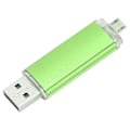 Pikkukuva 4 / 8: 2-in-1 USB-muistitikku Micro U -muistitikku Nopea valokuvien flash-asema OTG USB 2.0 Puhelintarvikkeet 128GB