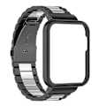 Miniatyrbillede 5 af 5: Mi Watch Lite/Redmi Watch Holdbar Armbåndsrem - Sort/Rød