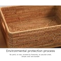 Miniatyrbilde 4 av 8: Rotting Oppbevaringskurv Desktop Utility Organizer Vevd Oppbevaringskurv for Sofabord