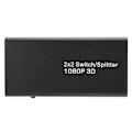 Miniatyrbillede 2 af 8: 2 x 2 HDMI Distributor Understøtter 1080P Computer Spillemaskine til Visning af Billede Output 100‑240VEU