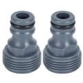 Miniatyrbillede 5 af 8: 2 stk Hurtigkobling Nippel G3/4 Hantråd Slange Rør Adapter Havevanding
