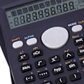 Miniatyrbillede 6 af 8: Videnskabelig Lommeregner To Linjers Display Brøkberegning Automatisk Nedlukning 12 Bit Funktionslommeregner til Studerende Mørkeblå (Næsten Sort)