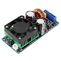 Miniatyrbild 2 av 7: Digital effektförstärkarkort HIFI klass D 500W högeffekts ljuddelar IRS2092SAMP kort