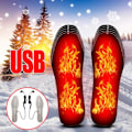 Miniatyrbilde 8 av 8: Oppvarmede såler Oppvarmede innleggssåler USB oppvarmings sko innleggssåle Vintervarm skoinnleggssåle for ski Fisking Vandring