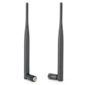 Pikkukuva 7 / 8: 2 kpl reitimen antennia Kestävä WIFI-järjestelmä 6DB korkea vahvistus 2,4/5,8G Dual-Band SMA sisäinen reikä