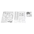 Miniatyrbilde 8 av 8: 3 stk. klare stempler DIY Interessant Holdbar Gjenbrukbar TPR Materiale Transparent Utseende Preging Scrapbooking Verktøy