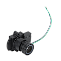 Miniatyrbilde 1 av 8: 3,6 mm 1080P sikkerhetskamera med vidvinkel, IC CUT, CCTV, enkel linse