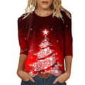 Julesweater til kvinder Festlig sweater Trøje CC C L