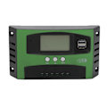 Pikkukuva 1 / 8: MPPT-aurinkopaneelien ohjain kahdella USB-portilla ja LCD-näytöllä, automaattinen aurinkolatausohjain 12V 24V 30A
