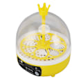 Miniatyrbillede 5 af 8: Mini æg-inkubator til hjemmet Automatisk temperatur- og fugtighedskontrol 4 æg Lys fjerkræ rugemaskine til kyllinger Ænder Duer Manuel drejning