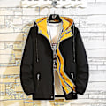 Miniatyrbilde 1 av 5: Svart XL 6XL 7XL 8XL Plus Size Menn vår høst Casual Fashion Bomber Jakke Menn Overfrakk Baseball Jakker