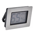 Miniatyrbild 8 av 8: Inbyggd design LCD elektronisk termometer Hygrometer för cigarrlåda gitarrväska Vinskåp