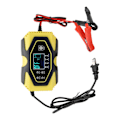 Miniatyrbillede 6 af 8: Automatisk Batterilader Intelligent Digital Display Opladningshukommelse Funktion til Biler Motorcykler 100-240V US Stik