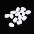 Miniatyrbild 3 av 3: 60 st Vit Simulering Flytande Pop Up Mjuk Fiske Sockermajs Bete (#3)