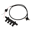 Miniatyrbillede 4 af 8: NMEA2000-kabel med 4-ports T-kontakt 3A sikring 5Pin M12-gevind 1m lang IP67 Vandafvisende til Lowrance-netværk