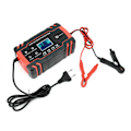 Miniatyrbilde 7 av 8: 12V/24V 2-150Ah Batterilader Reparasjon Smart automatisk lading for bil motorsykkel 110V-240VEU Plugg