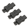 Miniatyrbillede 6 af 8: 3 stk IEC320 C8 til IEC320 C5 strømforsyningadapter IEC320 han C8 til hun C5 stikkontakt Adapter til PDU-chassis UPS-stikkontakt