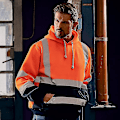 Miniatyrbillede 1 af 4: Høj Synlighed Mænds Orange Hættetrøje