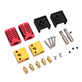 Miniatyrbilde 8 av 8: 2 sett Hot End Extruder Dyssett Høy presisjon anodisert matt 3D-skriver Extruder Hotend Sett for Ender 3 erstatning