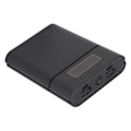 Miniatyrbilde 1 av 8: M09 4x18650 DIY Powerbank med mikroinngang LED-skjerm Loddefri batteriboks Svart