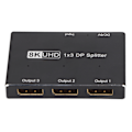 Miniatyrbild 2 av 8: 1x3 DisplayPort Splitter 8K 30Hz 4K 144Hz Triple MST SST Hub 1 in 3 Out DP Splitter för hemmabio skolhotell