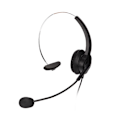 Miniatyrbild 3 av 8: Call Center Headset Mono Noise Canceling Dubbel 3,5 mm plugg Computer On Ear-hörlurar för onlinekurser Call Centers