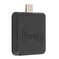 Miniatyrbild 5 av 8: Radio Frequency Identification Card Reader 13,56Mhz Typ C IC-kortläsare Kontaktlös mobiltelefonkortläsare för Windows Black