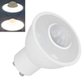 Miniatyrbilde 7 av 8: GU10 LED-pære med infrarød bevegelsessensor 5W 500LM Taklampe for korridor AC100-240V hvitt lys