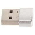 Miniatyrbild 3 av 8: Mouse Jiggler 2 lägen Håll skärmen aktiv Switch-knapp Plug and Play Mini Mouse Shaker för spelmötespresentation Silverfärg