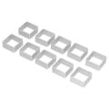 Miniatyrbillede 7 af 8: 10 stk/sæt rustfrit stål Månekage Form Sæt Cookies Kager Cutter DIY Bageform Sæt Kvadrat