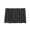 Miniatyrbild 1 av 8: 10 st Piano Black Key ABS Keytop 10cm Matt instrumenttillbehörssats för utbyte