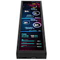 Pikkukuva 6 / 8: 8,8 tuuman tietokoneen lämpötilanäyttö 1920x480 60Hz AIDA64 CPU GPU SSD-tietojen lämpötilanäyttö Raspberry Pi:lle Windowsille Musta