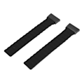 Miniatyrbillede 4 af 8: 2 stk Silikon Magnetisk Urrem Justerbar Rem til Redmi Smart Wearable Tilbehør Sort