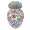 Miniatyrbillede 3 af 8: Glasmosaik Vase Europæisk Stil Skinnende Udsøgt Dekorativ Vase til Stue Soveværelse Dekoration