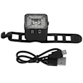 Pikkukuva 1 / 8: Pyörävalaisin Vedenkestävä Käytännöllinen Superkirkas Viisi Tasoa Himmennettävä USB Nopea Lataus Pyörävarusteet E‑105 Etuvalo