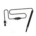 Miniatyrbild 4 av 8: Digital Otoscope Camera Ultra Clear View 6 LED-lampor IP67 Vattentätt Ear Scope Endoskop för Android OTG Svart 5,5 mm