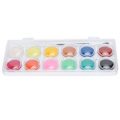 Miniatyrbillede 3 af 8: 2 Sæt Solid Akvarel Maling Multi Farve Børns Tegning Skitsering Pigment Kunstforsyninger 12 Farver
