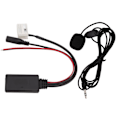 Miniatyrbillede 2 af 8: 12-polet AUX-adapter Håndfri mikrofonkit Trådløs Bluetooth-udskiftning til Peugeot 307 408 508