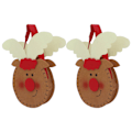 Miniatyrbillede 2 af 8: 2 stk. Julegodtepose Letvægts Holdbar Gavepose til Julefrokostdekoration Julehjort