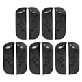 Miniatyrbild 1 av 8: 5 Set Silikon Gamepad Cover Starkt skydd Spelmaskin Tillbehör för NS SwitchBlack