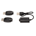 Miniatyrbillede 4 af 8: Smart USB-lader til USB-adapter med LED-indikator Intelligent overopladningsbeskyttelse Sort
