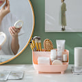 Miniatyrbillede 7 af 8: Makeup Multi Grid Organizer Kosmetisk Opbevaringsboks Kontor Desktop Diverse Beholder Hjem Make Up Display Stativ
