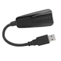 Miniatyrbild 4 av 8: USB till Ethernet-adapter 10/100/1000M USB 3.0 till RJ45 LAN ABS-nätadapter kompatibel för Windows för Linux för OS X