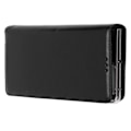 Miniatyrbillede 5 af 8: Læder Flip-etui. Ridsefast, foldbart beskyttende etui i læder til Huawei Mate X2Sort