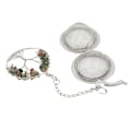 Miniatyrbillede 6 af 7: Te-infuser 304 Rustfrit Stål Livets Træ Te Sil Te-infuser Krystal Te-dræn Indisk Agat