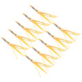 Miniatyrbillede 4 af 8: 10 stk. Fiske Agnsmad Kunstig Fiske Lokkejig Tilbehør til Flod Bnak Sø 8cm Længde Orange Laser