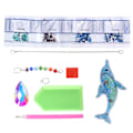 Pikkukuva 2 / 7: Timanttimaalausriipus DIY Crystal Dolphin Tuulikello 5D Timanttimaalausriipus Koristelahja
